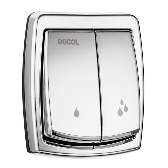 Acabamento Válvula Descarga Salvágua Box Cromado 3/6 L - Docol Acabamento Válvula Descarga Salvágua Box Cromado 3/6 L - Docol