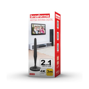 Antena Digital Interna SDH-500 - Brasforma