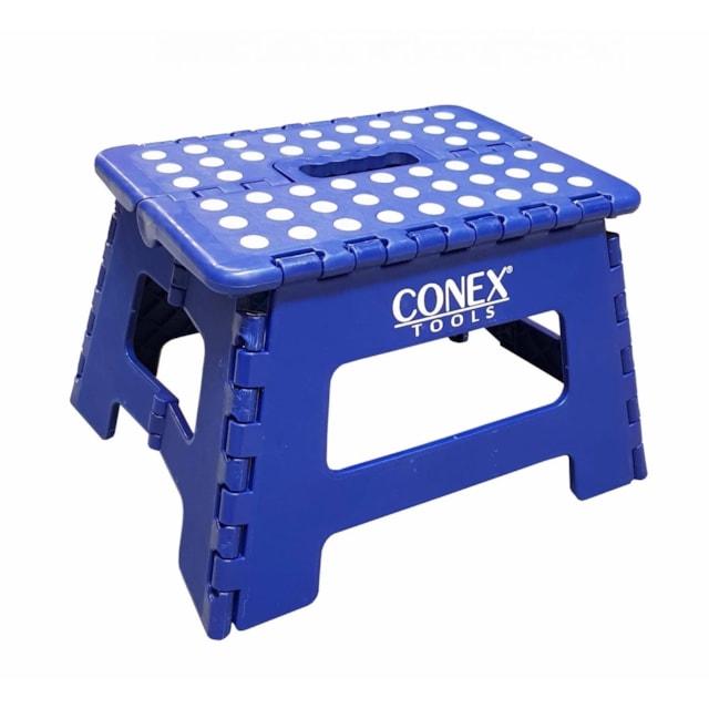 Banquinho Plástico Dobrável 22cm - Conex Banquinho Plástico Dobrável 22cm - Conex