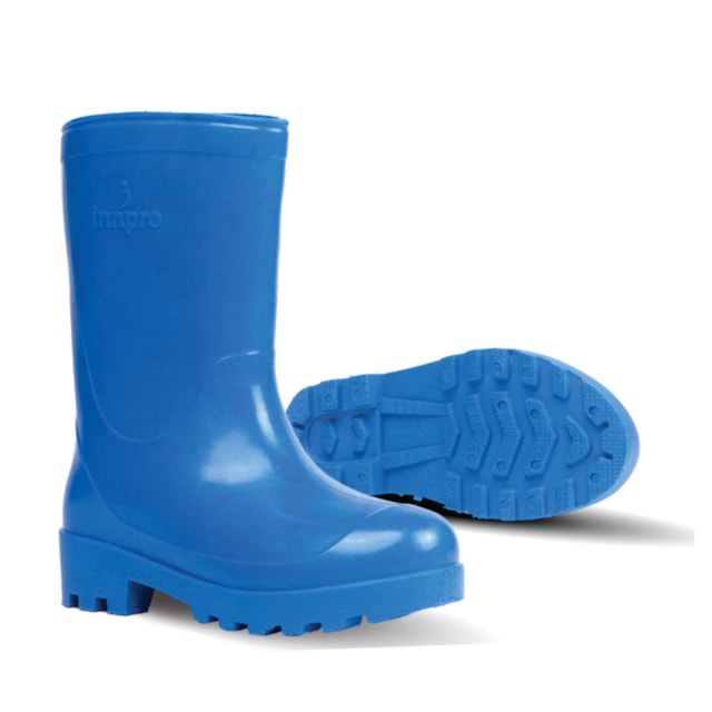 Bota Infantil Azul Sem Meia - Innpro Bota Infantil Azul Sem Meia - Innpro