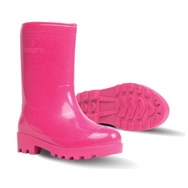 Bota Infantil Rosa Sem Meia - Innpro Bota Infantil Rosa Sem Meia - Innpro