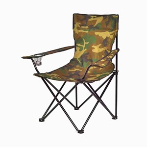 Cadeira Dobrável Camuflada Camping - Conex