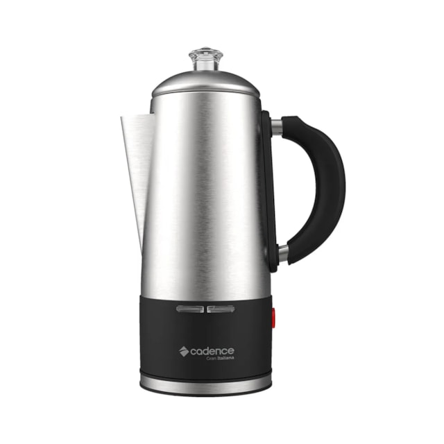 Cafeteira Elétrica Inox Italiana Gran 900W - Cadence Cafeteira Elétrica Inox Italiana Gran 900W - Cadence