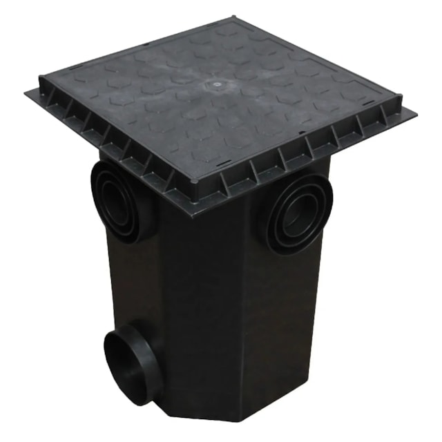 Caixa de Gordura 22L com Refil e Cesto 350x350mm - Roma Caixa de Gordura 22L com Refil e Cesto 350x350mm - Roma