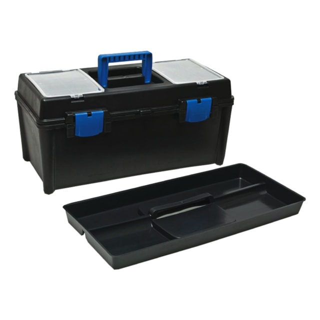 Caixa Maleta Plástica para Ferramentas Grande - Conex Caixa Maleta Plástica para Ferramentas Grande - Conex