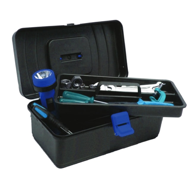 Caixa Maleta Plástica para Ferramentas Pequena - Conex Caixa Maleta Plástica para Ferramentas Pequena - Conex