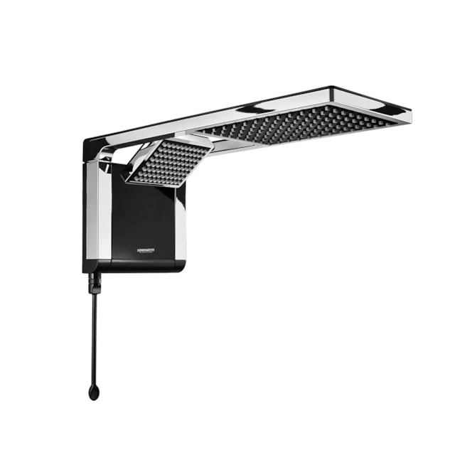 Chuveiro Ducha Acqua Duo Ultra Preto e Cromado 5500/7800W - Lorenzetti Chuveiro Ducha Acqua Duo Ultra Preto e Cromado 5500/7800W - Lorenzetti