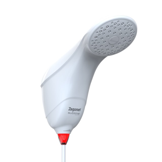 Chuveiro Ducha Sublime Eletrônica Branca 5500/7500W - Zagonel Chuveiro Ducha Sublime Eletrônica Branca 5500/7500W - Zagonel