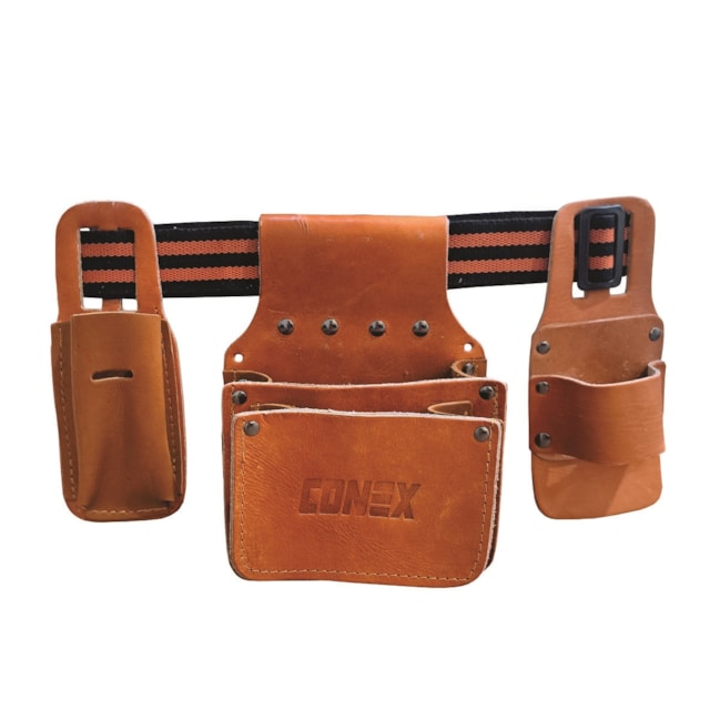 Cinto Carpinteiro Bocal Duplo Profissional - Conex Cinto Carpinteiro Bocal Duplo Profissional - Conex