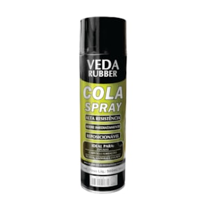 Cola Contato Spray 500ml/340g - Veda Rubber