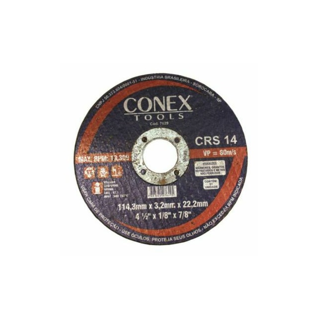 Disco de Corte Refratário 7" - Conex