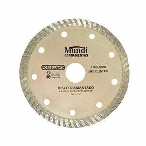 Disco Diamantado para Porcelanato Extra Fino 110mm - Mundi