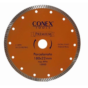 Disco Diamantado para Porcelanato Extra Fino 180mm - Conex