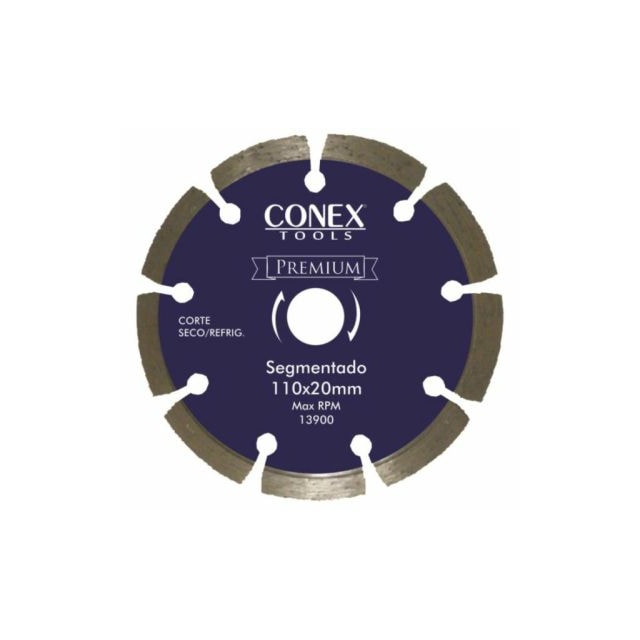 Disco Diamantado Segmentado 110mm - Conex Disco Diamantado Segmentado 110mm - Conex