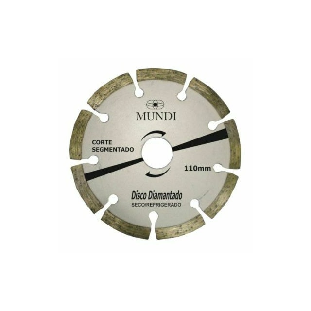 Disco Diamantado Segmentado 110mm - Mundi Disco Diamantado Segmentado 110mm - Mundi