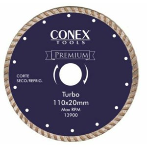 Disco Diamantado Turbo 110mm - Conex Tools