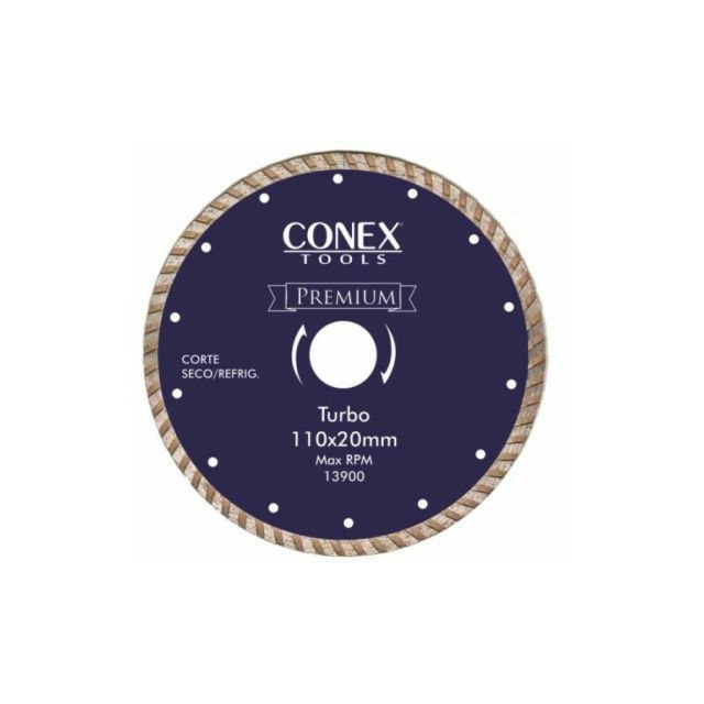 Disco Diamantado Turbo 110mm - Conex Tools Disco Diamantado Turbo 110mm - Conex Tools
