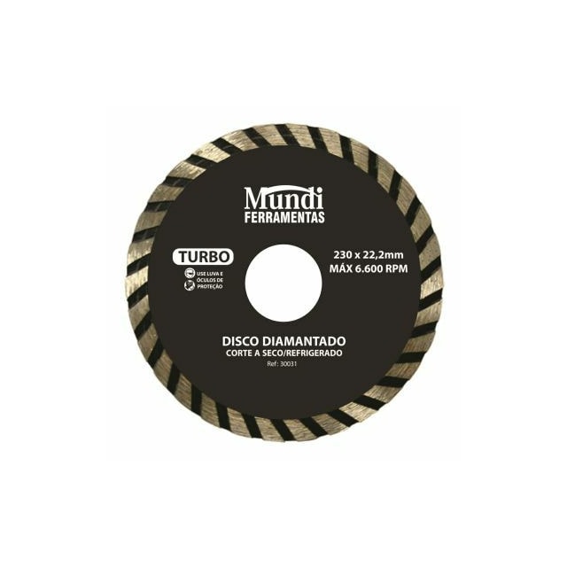 Disco Diamantado Turbo 110mm - Mundi Disco Diamantado Turbo 110mm - Mundi
