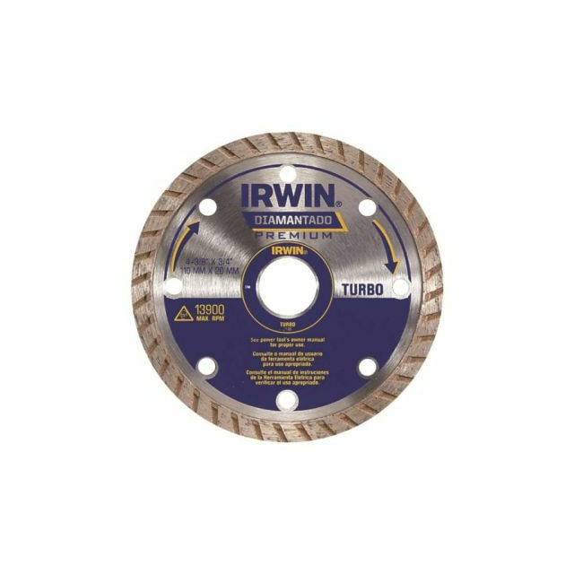 Disco Diamantado Turbo Premium 110mm - Irwin