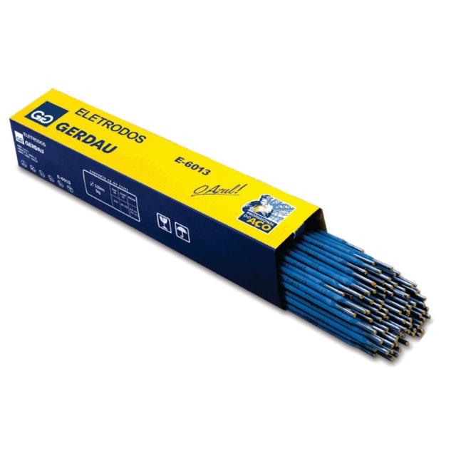 Eletrodo 3,25mm 5Kg Azul - Gerdau Eletrodo 3,25mm 5Kg Azul - Gerdau