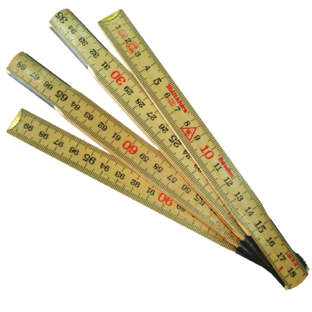 Escala Métrica Sueca 1m 6 Seções - Hultafors Escala Métrica Sueca 1m 6 Seções - Hultafors