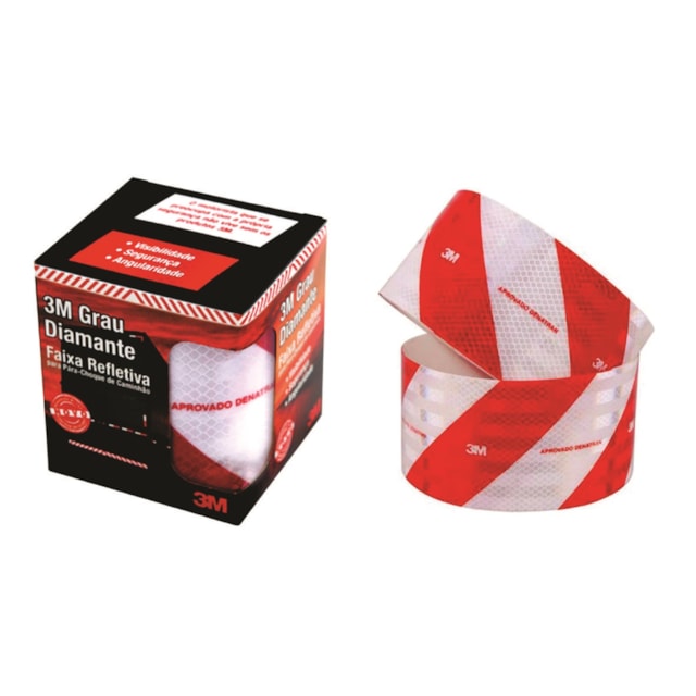Faixa Refletiva Parachoque para Baú - 3M Faixa Refletiva Parachoque para Baú - 3M