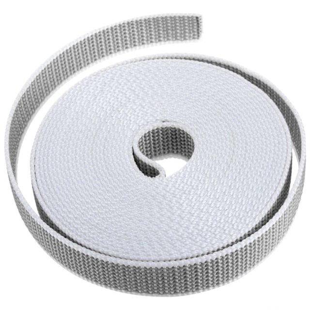 Fita Persiana Branca/Cinza 20mm x 50m - Mundi Fita Persiana Branca/Cinza 20mm x 50m - Mundi