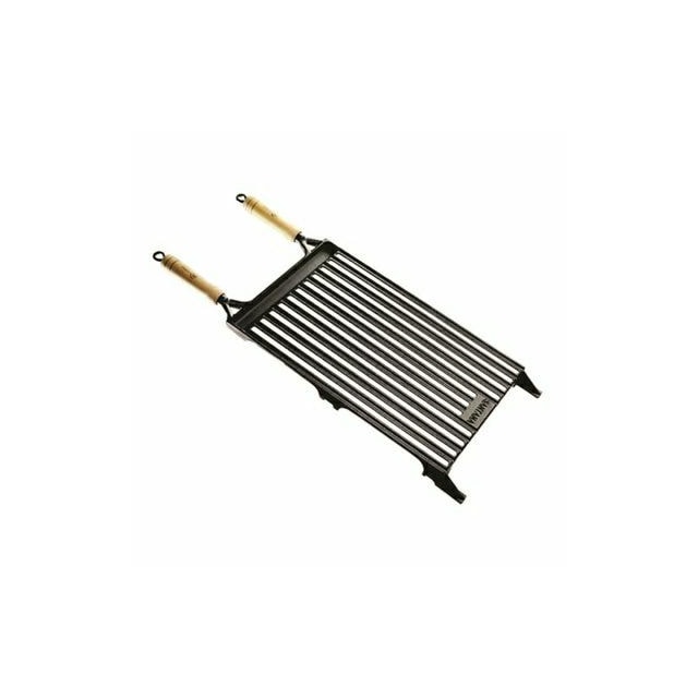 Grelha Argentina Ferro Fundido com Cabo 47 x 0,4 x 30cm - Fundição Santana Grelha Argentina Ferro Fundido com Cabo 47 x 0,4 x 30cm - Fundição Santana