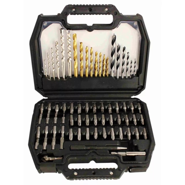 Jogo Broca Bits 78 Peças com Estojo - Conex Jogo Broca Bits 78 Peças com Estojo - Conex