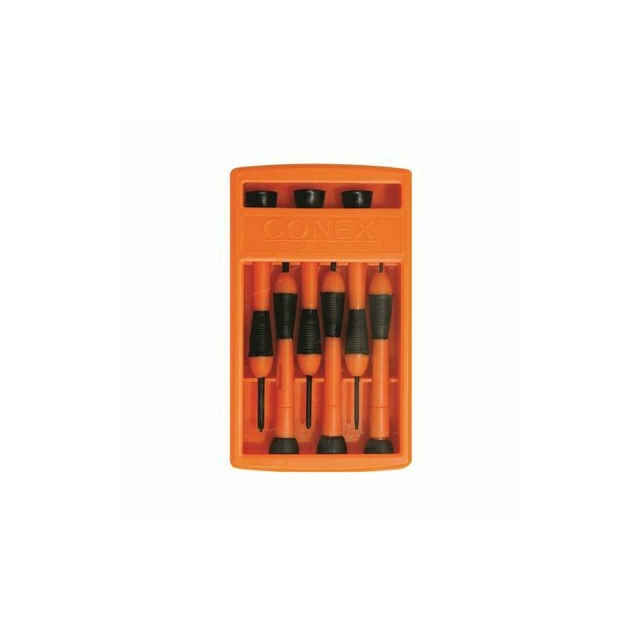 Jogo Chave de Precisão com 6 Peças Profissional - Conex Jogo Chave de Precisão com 6 Peças Profissional - Conex