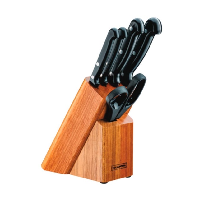 Jogo de Facas Aço Inox 6 Peças Ultracorte - Tramontina Jogo de Facas Aço Inox 6 Peças Ultracorte - Tramontina