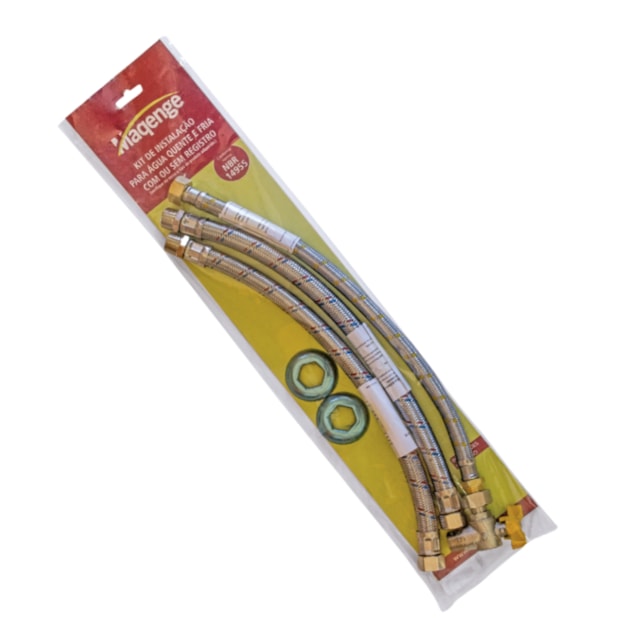 Kit de Instalação para Água Quente e Fria Com ou Sem Registro - Maqenge Kit de Instalação para Água Quente e Fria Com ou Sem Registro - Maqenge