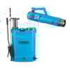 Kit Pulverizador Recarregável Bivolt 14L Manual/Elétrico + Atomizador Portátil a Bateria - Conex