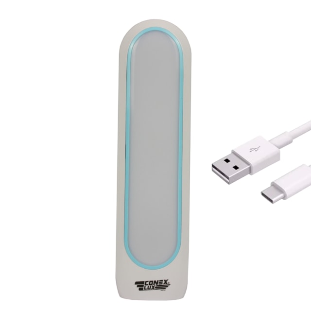 Lanterna LED Luminária Recarregável 147mm - Conex
