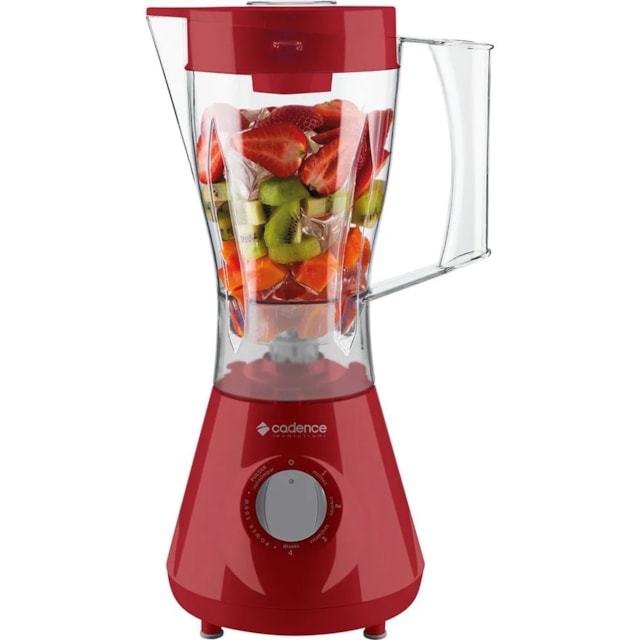 Liquidificador Colors Evolution Vermelho - Cadence