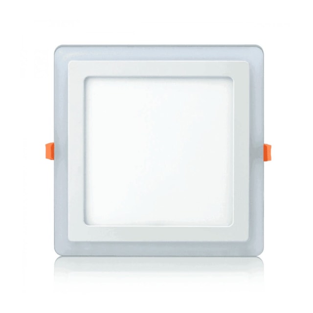 Luminária Led Embutir 3 Estágios 9W Quadrada Bivolt - Elgin Luminária Led Embutir 3 Estágios 9W Quadrada Bivolt - Elgin