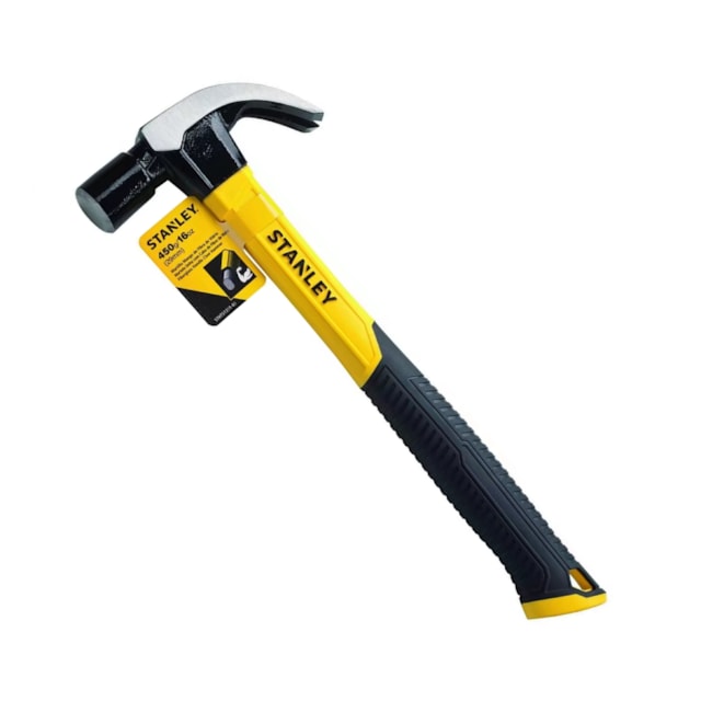 Martelo Unha com Cabo de Fibra de Vidro 29mm - Stanley Martelo Unha com Cabo de Fibra de Vidro 29mm - Stanley