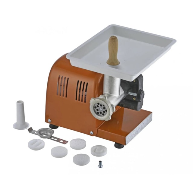 Moedor de Carne Elétrico Boca 5 Bivolt com Extrusora - Malta Moedor de Carne Elétrico Boca 5 Bivolt com Extrusora - Malta