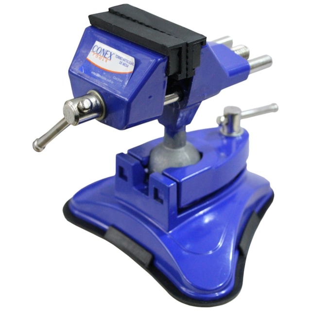 Morsa Torno de Bancada Articulável 70mm - Conex Morsa Torno de Bancada Articulável 70mm - Conex