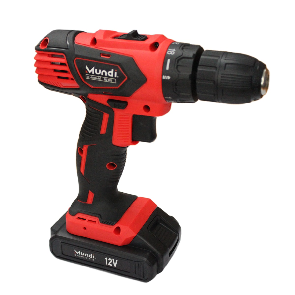 Parafusadeira Furadeira a Bateria MD2800 18V 1.5AH com Maleta