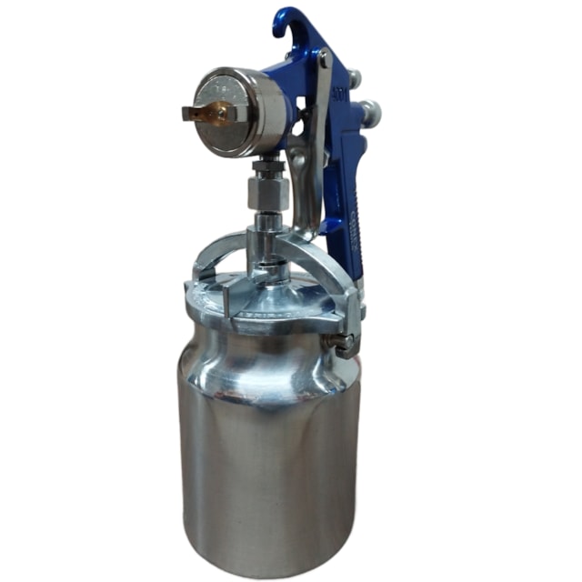 Pistola De Pintura Caneca Alumínio 1L - Conex Pistola De Pintura Caneca Alumínio 1L - Conex