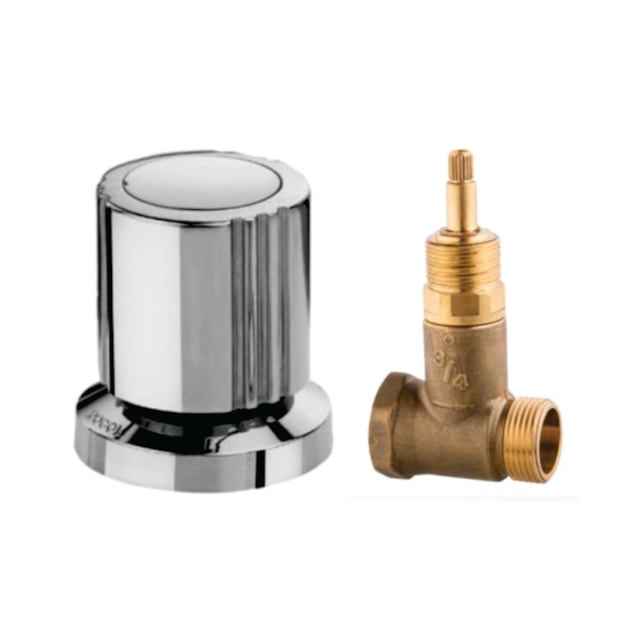 Registro com Acabamento Pressão 3/4 DN20 Itapema Bella - Docol Registro com Acabamento Pressão 3/4 DN20 Itapema Bella - Docol