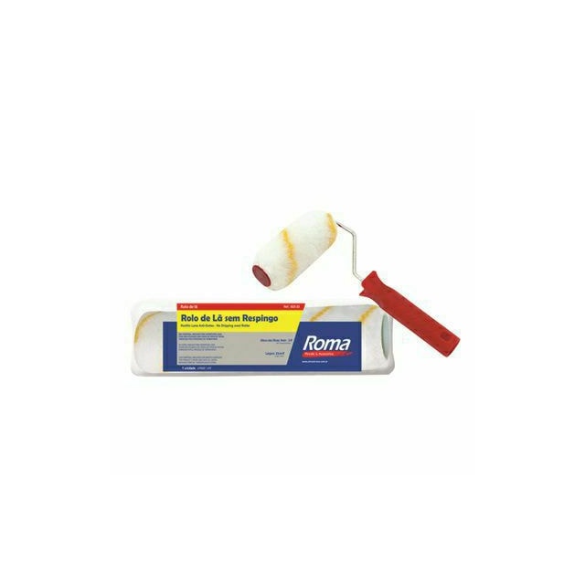 Rolo de Lã Sem Respingo 15cm Reforçado - Roma Rolo de Lã Sem Respingo 15cm Reforçado - Roma
