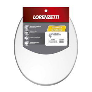 Tampa de Vaso Sanitário Branco Formatta - Lorenzetti
