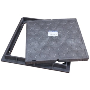 Tampa para Caixa de Gordura/Inspeção Polipropileno Fechado 30x30cm - Roma