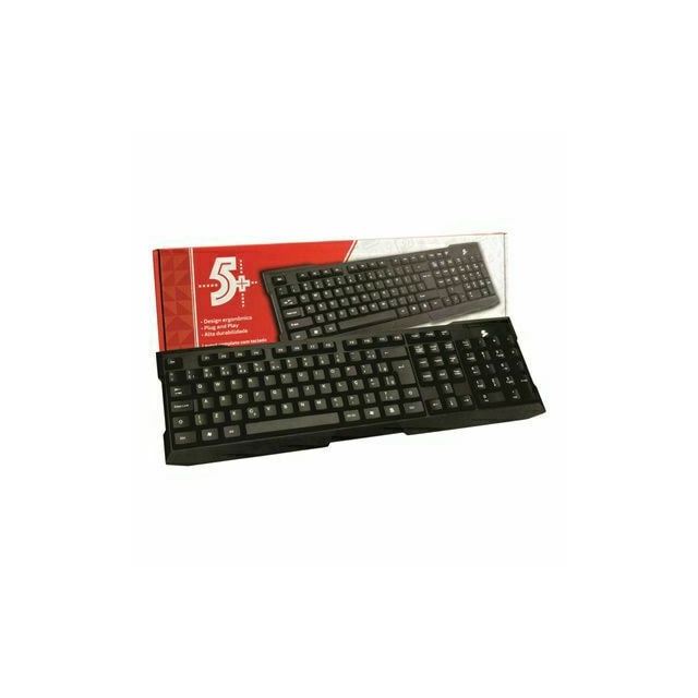 Teclado USB Office Preto - 5+