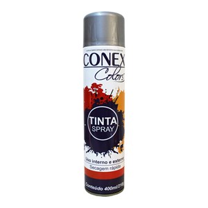 Tinta Spray Alumínio Alta Temperatura 315ml 6 Unidades - Conex Colors