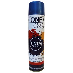 Tinta Spray Azul Metálica 350ml 6 Unidades - Conex Colors
