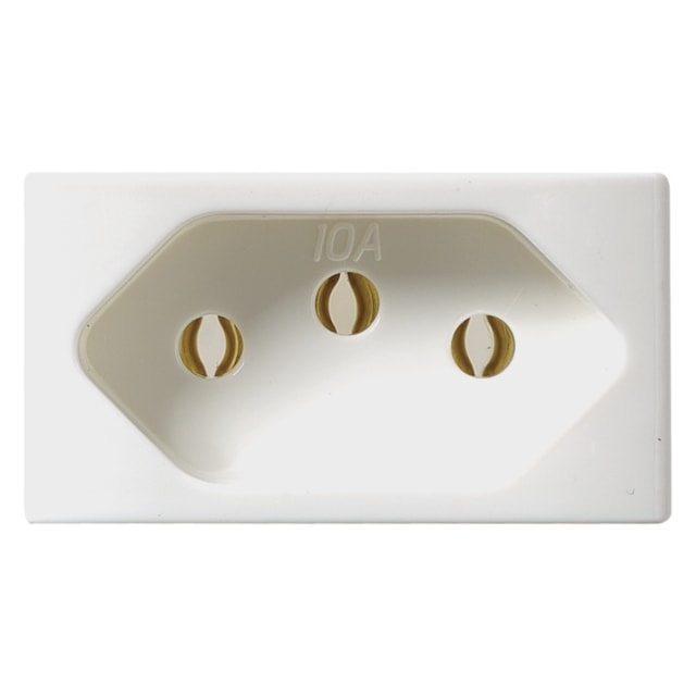 Tomada Modular 20A Universal 2P+T 50037 - Pezzi Tomada Modular 20A Universal 2P+T 50037 - Pezzi