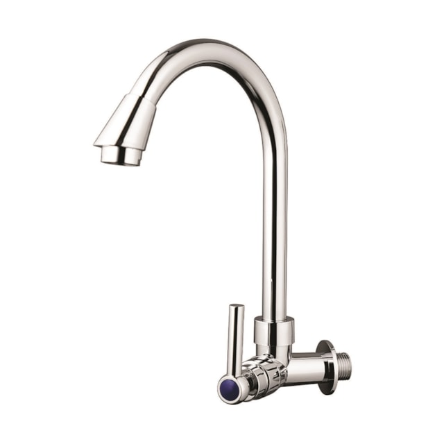 Torneira Cozinha Plástica Cromada Parede ZF51 - Acqua Life Torneira Cozinha Plástica Cromada Parede ZF51 - Acqua Life